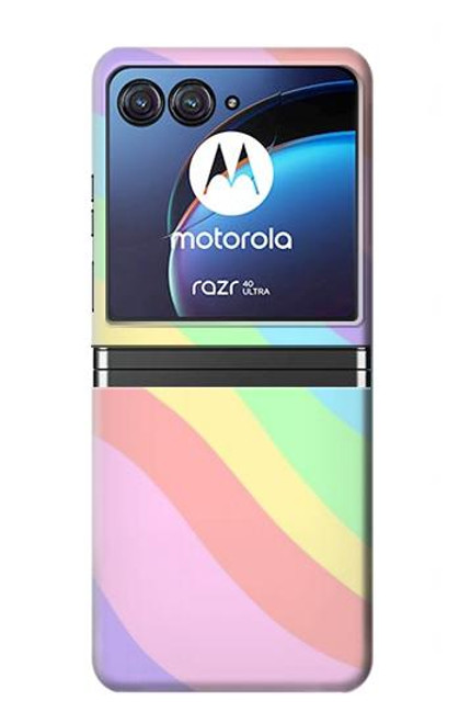 S3810 Pastel Unicorn Summer Wave Case For Motorola Razr 40 Ultra