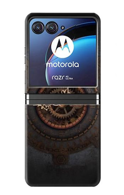 S3908 Vintage Clock Case For Motorola Razr 40 Ultra