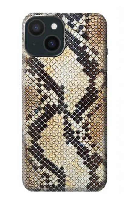 S2703 Snake Skin Texture Graphic Printed Case For iPhone 15