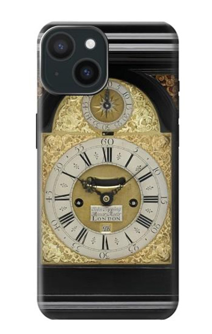 S3144 Antique Bracket Clock Case For iPhone 15