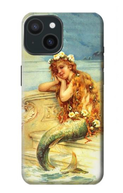S3184 Little Mermaid Painting Case For iPhone 15