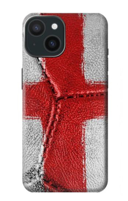 S3316 England Flag Vintage Football Graphic Case For iPhone 15