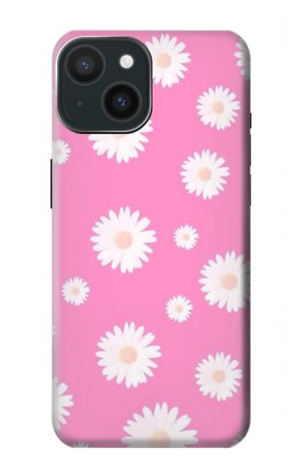 S3500 Pink Floral Pattern Case For iPhone 15