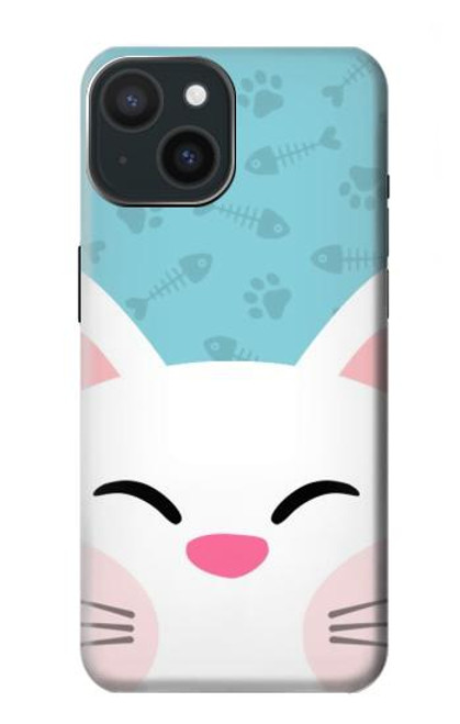S3542 Cute Cat Cartoon Case For iPhone 15