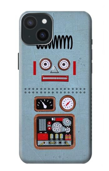 S3040 Retro Robot Toy Case For iPhone 15 Plus