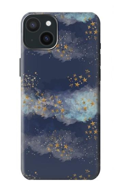 S3364 Gold Star Sky Case For iPhone 15 Plus