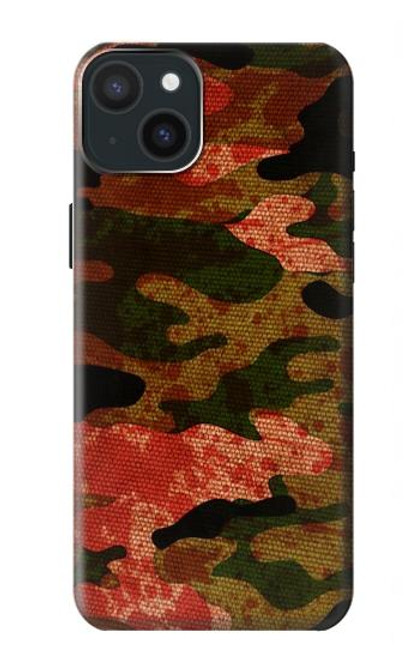 S3393 Camouflage Blood Splatter Case For iPhone 15 Plus