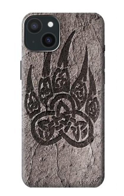 S3832 Viking Norse Bear Paw Berserkers Rock Case For iPhone 15 Plus