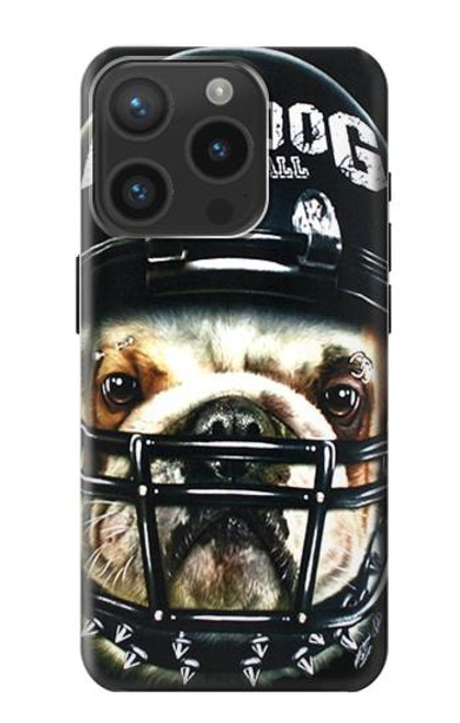 S0098 Bulldog American Football Case For iPhone 15 Pro