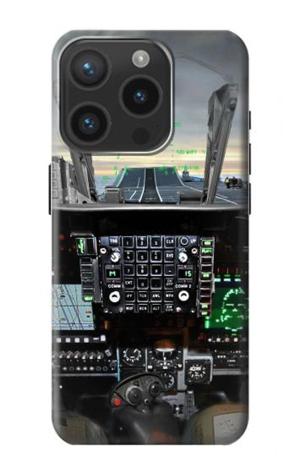 S2435 Fighter Jet Aircraft Cockpit Case For iPhone 15 Pro