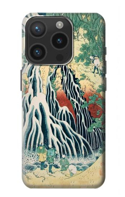 S2491 Hokusai Kirifuri Waterfall at Kurokami Case For iPhone 15 Pro