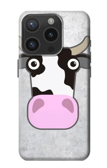 S3257 Cow Cartoon Case For iPhone 15 Pro