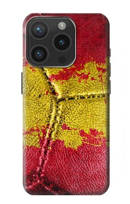 S3315 Spain Flag Vintage Football Graphic Case For iPhone 15 Pro