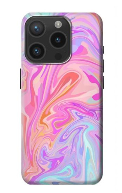 S3444 Digital Art Colorful Liquid Case For iPhone 15 Pro