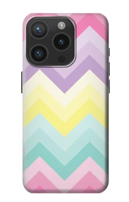 S3514 Rainbow Zigzag Case For iPhone 15 Pro