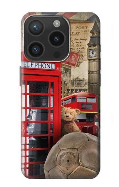 S3856 Vintage London British Case For iPhone 15 Pro