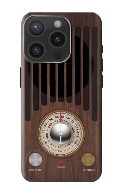 S3935 FM AM Radio Tuner Graphic Case For iPhone 15 Pro