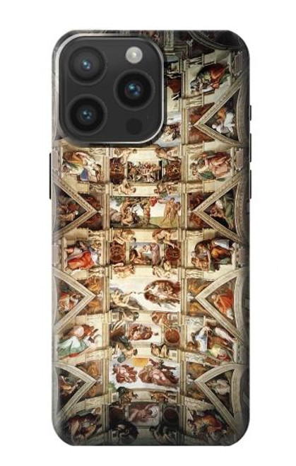 S0177 Michelangelo Chapel ceiling Case For iPhone 15 Pro Max