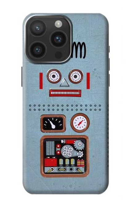 S3040 Retro Robot Toy Case For iPhone 15 Pro Max