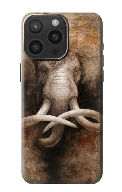 S3427 Mammoth Ancient Cave Art Case For iPhone 15 Pro Max