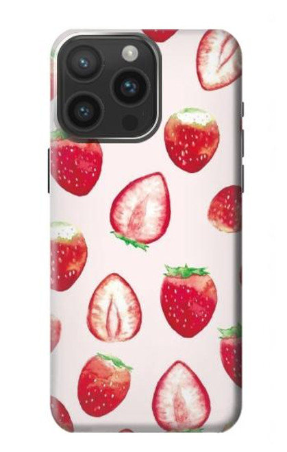 S3481 Strawberry Case For iPhone 15 Pro Max