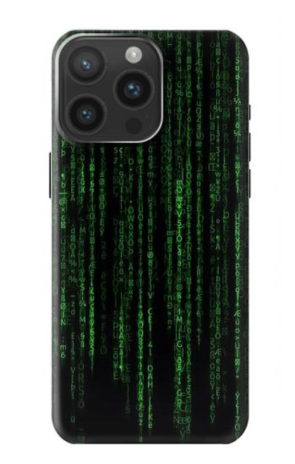 S3668 Binary Code Case For iPhone 15 Pro Max