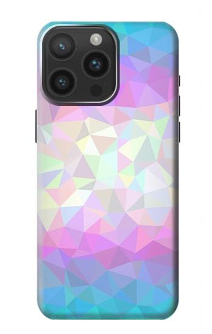 S3747 Trans Flag Polygon Case For iPhone 15 Pro Max