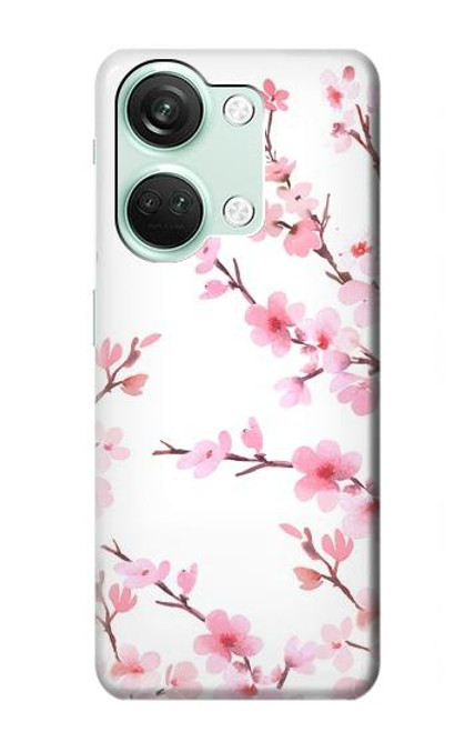 S3707 Pink Cherry Blossom Spring Flower Case For OnePlus Nord 3