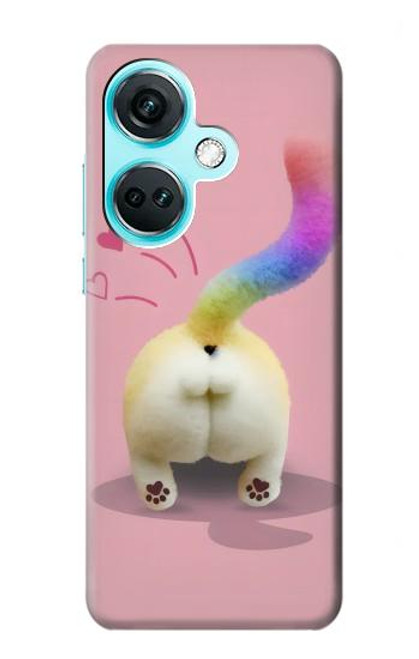 S3923 Cat Bottom Rainbow Tail Case For OnePlus Nord CE3