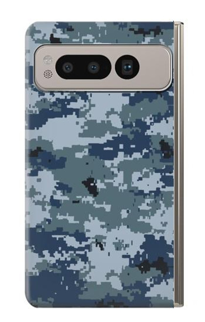 S2346 Navy Camo Camouflage Graphic Case For Google Pixel Fold