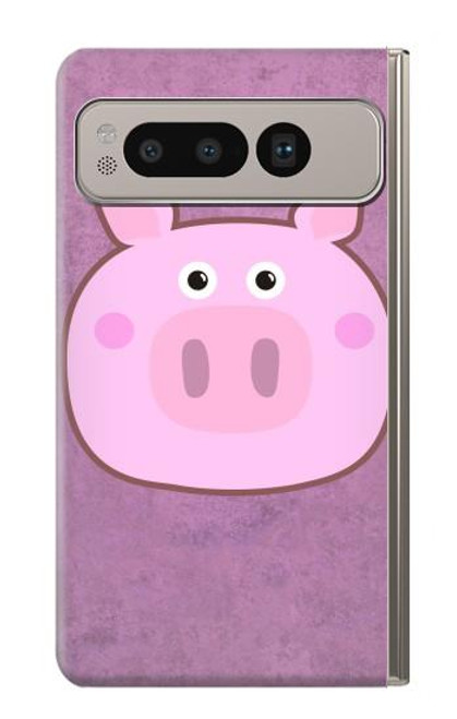 S3269 Pig Cartoon Case For Google Pixel Fold