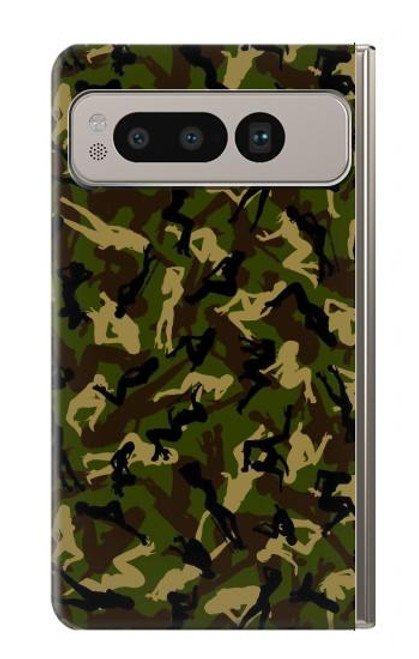 S3356 Sexy Girls Camo Camouflage Case For Google Pixel Fold