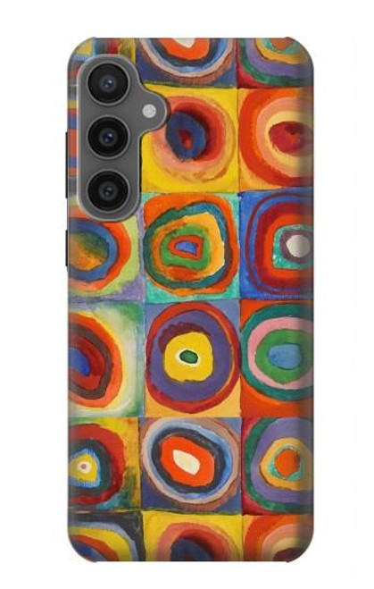 S3409 Squares Concentric Circles Case For Samsung Galaxy S23 FE