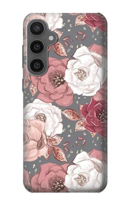 S3716 Rose Floral Pattern Case For Samsung Galaxy S23 FE