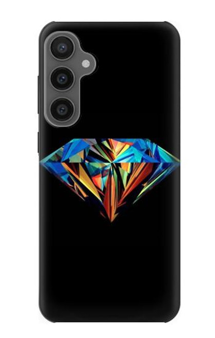 S3842 Abstract Colorful Diamond Case For Samsung Galaxy S23 FE