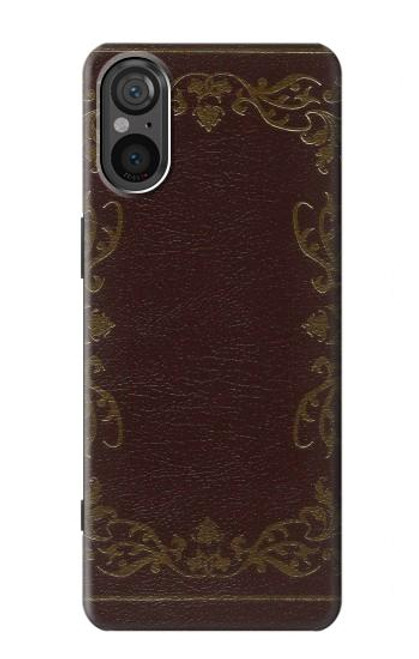 S3553 Vintage Book Cover Case For Sony Xperia 5 V