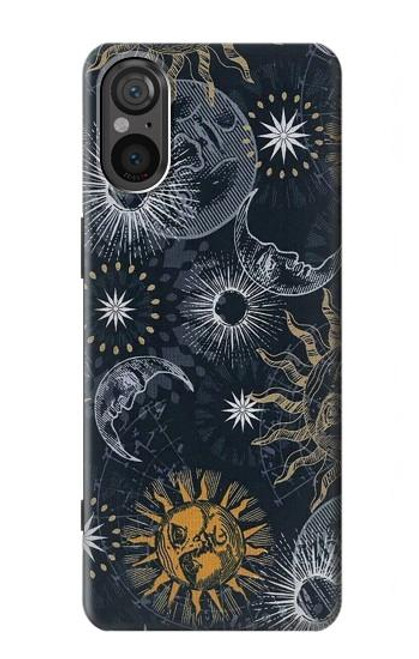 S3702 Moon and Sun Case For Sony Xperia 5 V