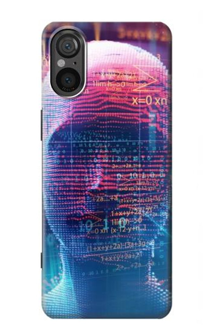 S3800 Digital Human Face Case For Sony Xperia 5 V