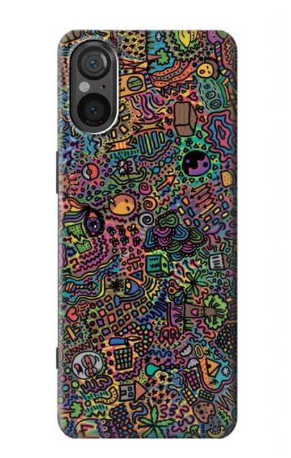 S3815 Psychedelic Art Case For Sony Xperia 5 V