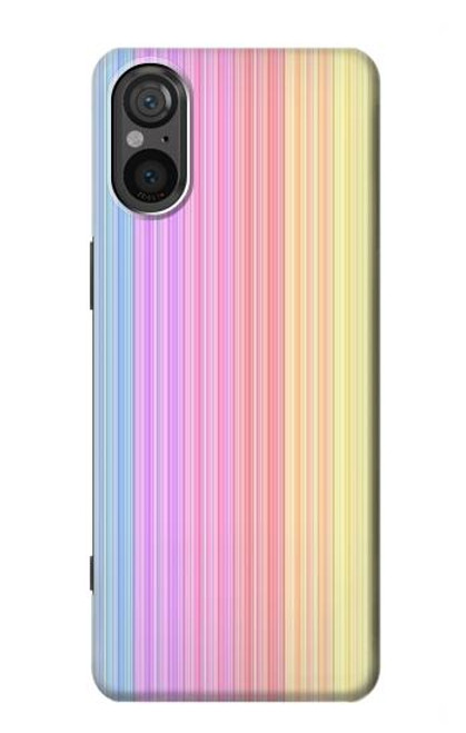 S3849 Colorful Vertical Colors Case For Sony Xperia 5 V