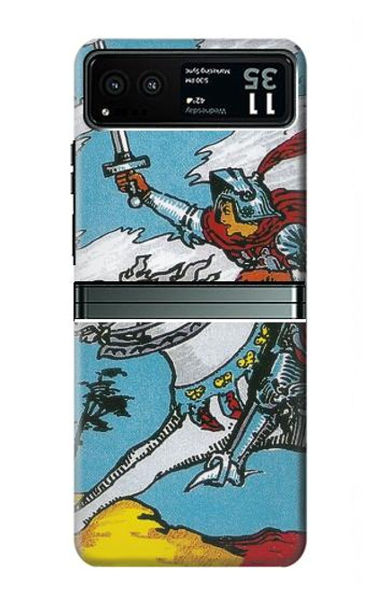 S3731 Tarot Card Knight of Swords Case For Motorola Razr 40