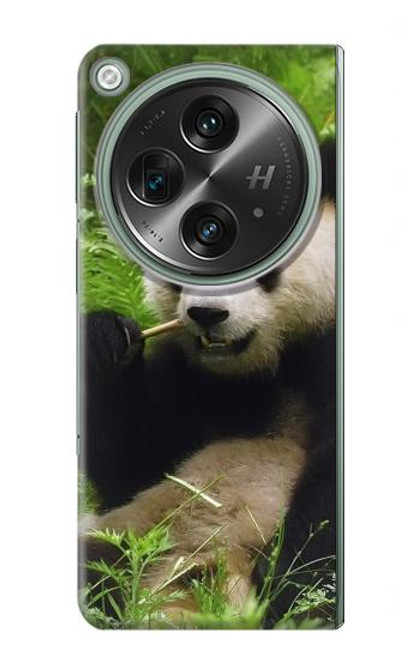 S1073 Panda Enjoy Eating Case For OnePlus OPEN