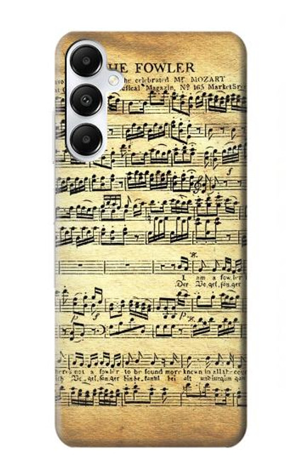 S2667 The Fowler Mozart Music Sheet Case For Samsung Galaxy A05s