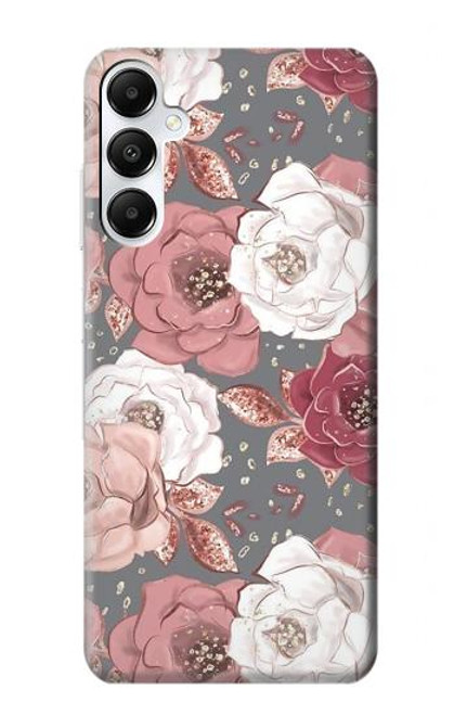S3716 Rose Floral Pattern Case For Samsung Galaxy A05s