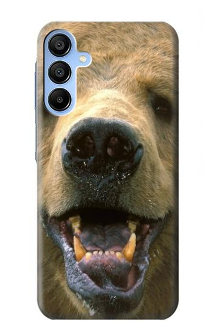 S0840 Grizzly Bear Face Case For Samsung Galaxy A15 5G S0840 Grizzly Bear Face Case For Samsung Galaxy A15 5G