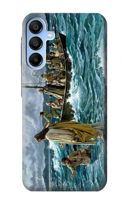 S1722 Jesus Walk on The Sea Case For Samsung Galaxy A15 5G
