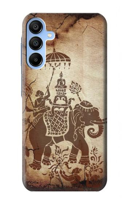 S2102 Thai Art Buddha on Elephant Case For Samsung Galaxy A15 5G