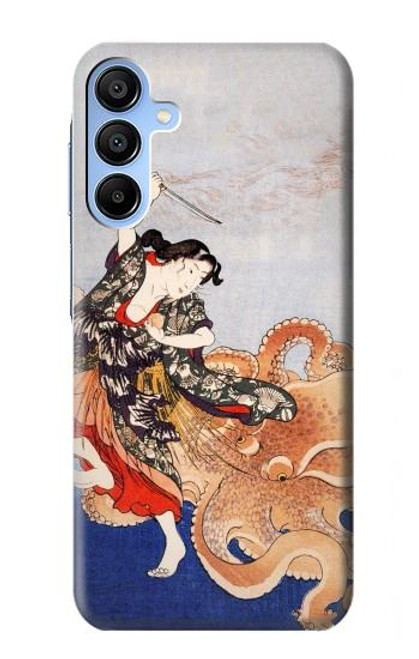 S2496 Japan Art Utagawa Kuniyoshi Tamatori Case For Samsung Galaxy A15 5G