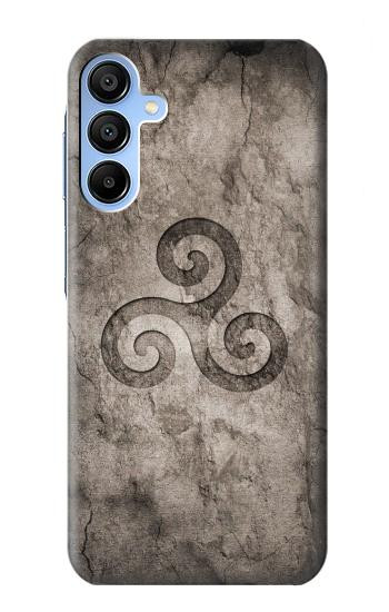 S2892 Triskele Symbol Stone Texture Case For Samsung Galaxy A15 5G