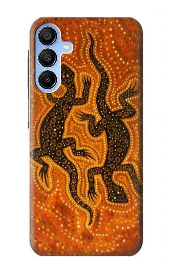 S2901 Lizard Aboriginal Art Case For Samsung Galaxy A15 5G